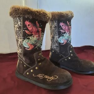 Suede Ed Harty Boots